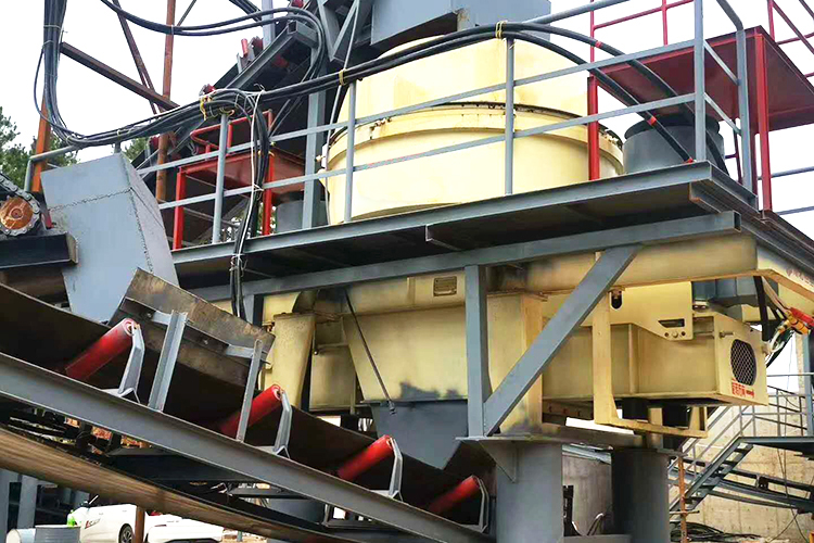 Working principle of GPR vertical shaft impact crusher