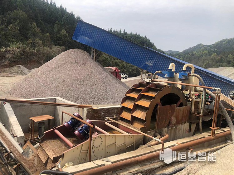 Anhui river pebble sand making production line 300 tons/hour